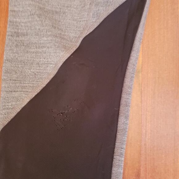 LULULEMON GRAY/BLACK COLORBLOCK LEGGING SIZE 4 - Picture 8 of 8